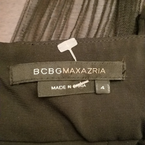 NWOT BCBG Maxazria Tulle Pintuck Sheath Dress - Picture 8 of 9